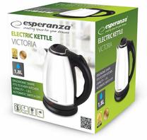 Elektrinis virdulys Esperanza Victoria EKK113W, 1.8 l, balta sp./juoda sp.