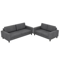 Sofa VLX 2 Piece Set 275063, tamsiai pilka sp., 87 x 150 cm x 81 cm