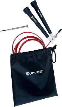 Lecamaukla Pure2Improve SpeedRope, 285 cm, melna krās./sarkana krās.
