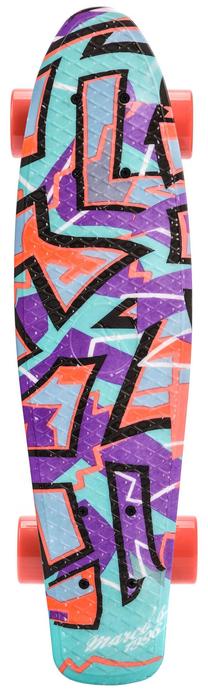 Skrituļdēlis Meteor Multicolor Graffiti, daudzkrāsaina