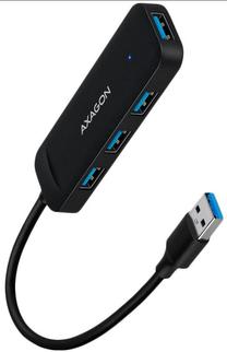 Adapteris Axagon HUE-L1A USB 3.2 Gen 1 Type-A, USB Type A, 0.2 m, melna krās.