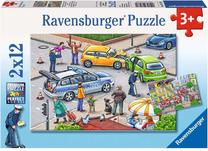 Пазл 2in1 Ravensburger Blue Lights On The Way, 18 см x 26 см, 24 шт., многоцветный