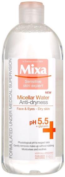 Kosmētikas noņemšanas līdzeklis Mixa Anti - Dryness, 400 ml