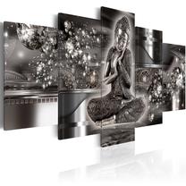 Reprodukcija Artgeist Silver Serenity, 45 cm x 112.5 cm