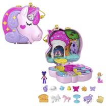 Комплект Mattel Polly Pocket Polly Pocket Unicorn Forest HCG20, многоцветный