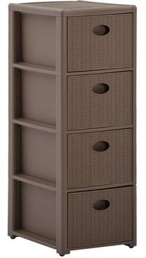 Komoda VLX 327422, ruda sp., 80 cm x 40 cm x 30 cm