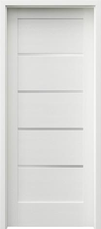 Iekšdurvju vērtne rāmis Porta Trim Lite A4, kreisais, wenge white krās, 203 x 84.4 x 4 cm