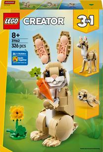 Prekė su pažeista pakuote. Konstruktorius LEGO® Creator 3in1 Mielas triušiukas 31162, 326 vnt.