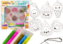 Набор для изготовления витражей и украшений Lean Toys DIY, многоцветный