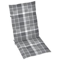 Kėdžių pagalvėlė VLX Garden Chair Cushions 314129, pilka sp., 120 cm x 50 cm, 4 vnt.