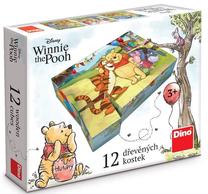 Dėlionė Dino Winnie The Pooh And Friends, 12 vnt., įvairių spalvų