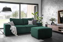 Sofa Silla Nube 35, tamsiai žalia sp., 104 x 260 cm x 96 cm