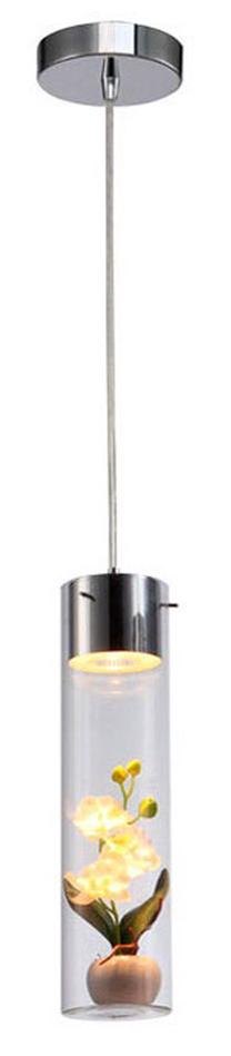 Valgusti rippuv MD1450-1 H400, GU10, 1 x 50 W, läbipaistev v. / hõbe v.