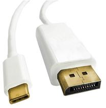 Vads Qoltec USB 3.1 / DisplayPort Displayport, USB 3.1 C male, 2 m, balta krās.