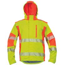 Darba jaka vīriešu Cerva Latton, dzeltena krās./oranža krās., 3XL izmērs