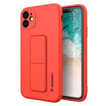 Чехол для телефона Wozinsky Kickstand Case flexible silicone cover with a stand for iPhone 12 Pro Max, красный цв., Apple