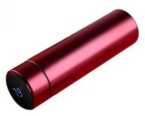 Termosas Thermos With LED Screen, 0.5 l, raudona sp.