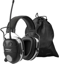 Bezvadu austiņas Mpow MPHP119BB with FM/AM radio, melna krās.