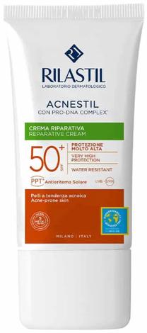 Priemonė įdegio priežiūrai veidui Rilastil Sun System Acnestil SPF50+, 40 ml