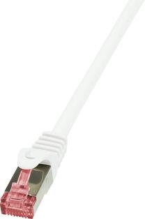 Провод Logilink Patch Cable Cat.6 S/FTP PIMF PrimeLine RJ-45 8P8C, RJ-45 8P8C, 0.25 м, белый цв.