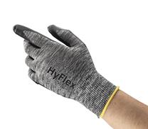Darba cimdi pret sagriešanu izturīgi Ansell HyFlex 11-801, pieaugušajiem, pelēka krās., 7