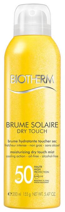 Izsmidzināms līdzeklis iedeguma kopšanai Biotherm Brume Solaire Dry Touch SPF50, 200 ml