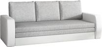 Sofa-lova Inversa Sawana 21, Soft 17, balta sp./pilka sp., 83 x 220 cm x 89 cm