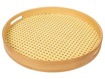 Paplāte Bamboo 075041, 40 cm x 5 cm, 40 cm, Ø 40 cm, Brūna krās.