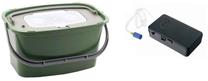 Spaiņi ZFish Plastic Bucket, 30 cm, 7 l, tumši zaļa krās.