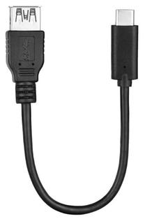 Laidas HQ, USB Type C/USB 3.0 type A, juoda sp.