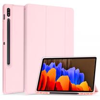 Planšetdatora vāciņš TakeMe Smart Slim, rozā krās., 12.4"
