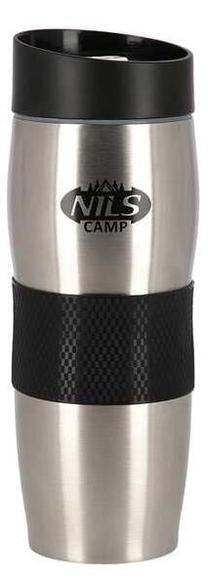 Termopuodelis Nils Camp NCC05, 0.33 l, sidabro sp./juoda sp.