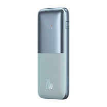Nešiojamas įkroviklis (Power bank) Baseus Bipow Pro, 10000 mAh, 20 W, mėtinė (mint) sp.