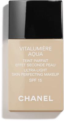 Skystas makiažo pagrindas Chanel Vitalumiere Aqua Fluid Ultra-Light SPF15, 22 beige rose, 30 ml