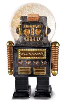 Dekorācija Lund-Stougaard The Robot, zelta krās./melna krās.