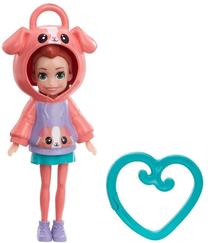 Фигурка-игрушка Mattel Polly Pocket Polly Pocket Friend Clips Piggy HKW01, многоцветный