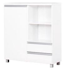 Komoda Bodzio Aga AG27, balta sp., 101 cm x 36 cm x 90 cm
