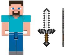 Фигурка-игрушка Mattel Minecraft Steve HMB17, 8.2 см, многоцветный