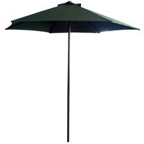 Sodo skėtis Patio Push Up, 250 cm, antracito sp./žalia sp.