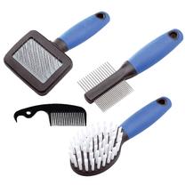 Kažoka kopšanas komplekts grauzējiem Ferplast, 6 cm, zila krās.