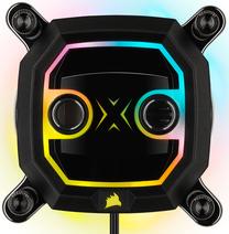 Vandens blokas Corsair Hydro X Series XC5 RGB CPU Water Block, juoda sp.