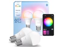 Išmanioji lemputė Philips Hue Essential E WCA 806 LED, A60, 2200 - 6500 °K, E27, 8 W, 806 lm, 2 vnt.