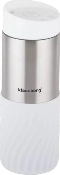 Termopuodelis Klausberg KB-7635, 0.4 l, balta sp.