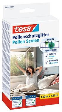 Tinklelis nuo vabzdžių Tesa Insect Stop Pollen Screen, antracito sp., 130 cm x 150 cm