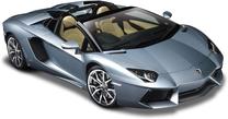 Игрушечная машина Maisto Lamborghini Aventador Roadster 31504, серебристый цв.