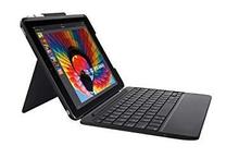 Planšetdatora vāciņš Logitech Slim Combo, melna krās., 9.7"