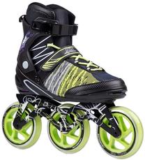 Роликовые коньки Nils Extreme NA1206, черный цв./зеленый цв., 42