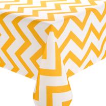 Staltiesė stačiakampė Ambition Yellow Stripes, balta sp./geltona sp., 130 x 160 cm