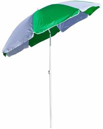 Pludmales lietussargs Happy Green Beach Umbrella, 180 cm, asorti krās.