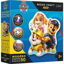 Medinė dėlionė Trefl Paw Patrol 20240, 50 vnt.